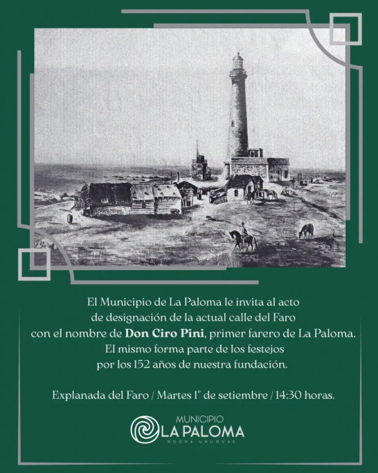 Homenaje a Ciro Pini | 152 años de La Paloma