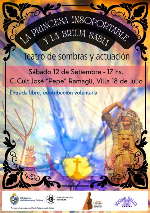 “La Princesa Insoportable y la Bruja Sabia” | Teatro de sombras en 18 de Julio