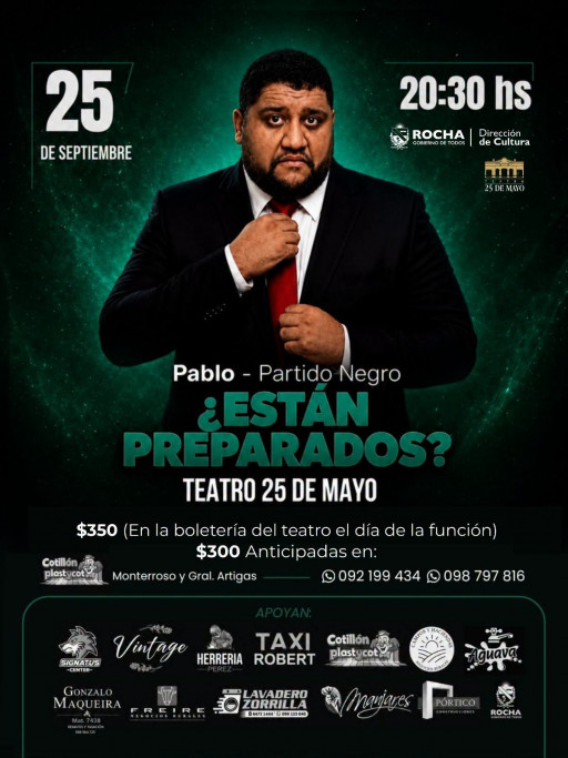 Pablo - Partido Negro | Humor y sátira política en Rocha