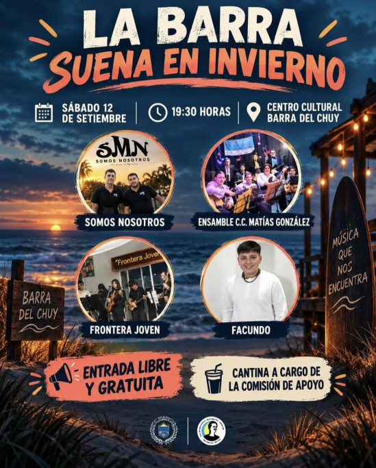 La Barra Suena en invierno | Música en vivo en Barra del Chuy