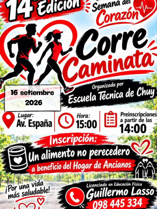 14.ª Edición Corre Caminata Semana del Corazón | Chuy