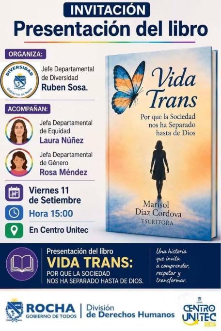 Presentación del libro “Vida Trans” | Rocha
