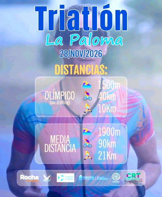 Triatlón La Paloma | Distancias olímpica y media distancia