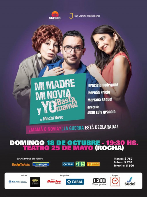 “Mi madre, mi novia y yo” | Comedia en el Teatro 25 de Mayo