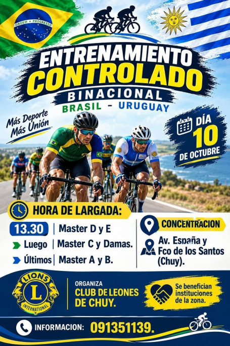 Entrenamiento Controlado Binacional | Actividad deportiva en Chuy
