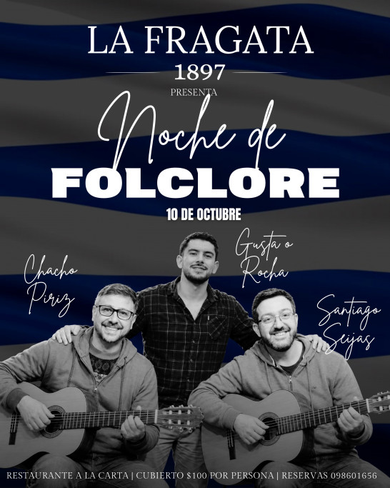 Noche de Folclore en La Fragata 1897 | Rocha