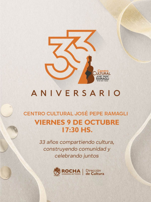 Aniversario 33 del Centro Cultural José Pepe Ramagli en 18 de Julio