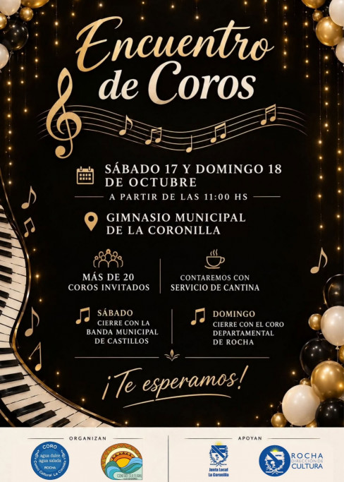 Encuentro de Coros en La Coronilla | 17 y 18 de octubre