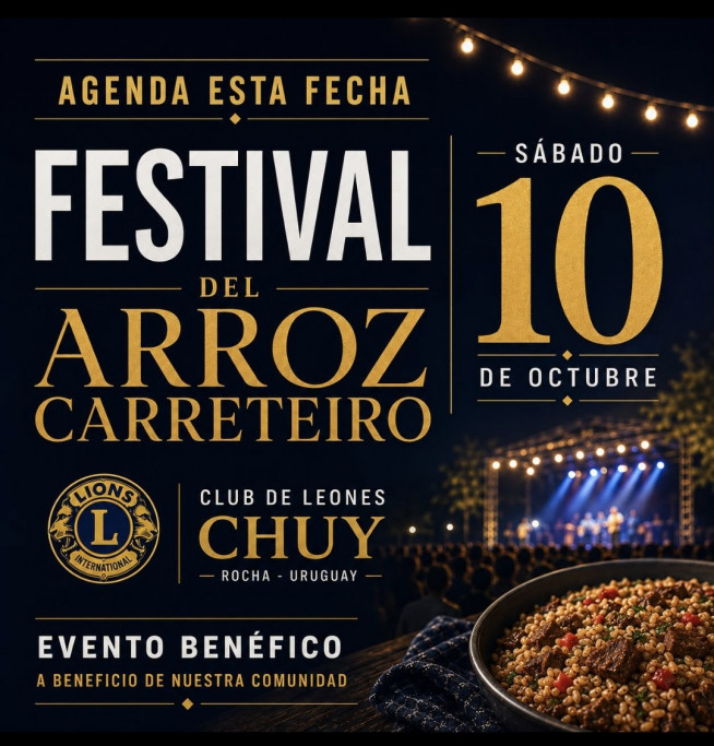 Festival del Arroz Carreteiro en Chuy | Música en vivo y actividades