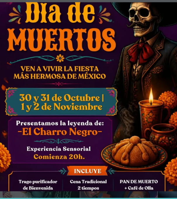 Día de los Muertos 2026 en Punta del Diablo | Cena mexicana