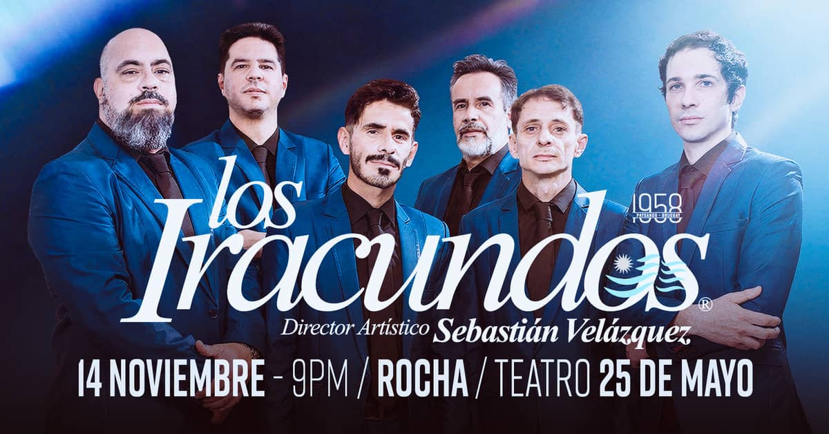 Los Iracundos en concierto en Rocha: “La Leyenda de América”