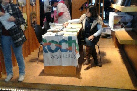 Rocha presente en la feria Fenadoce, Pelotas, Brasil