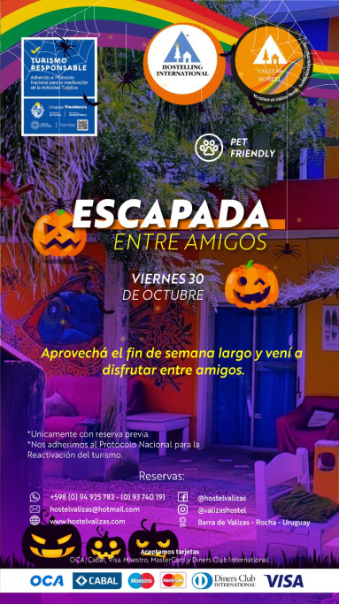 Promoción en Valizas Hostel