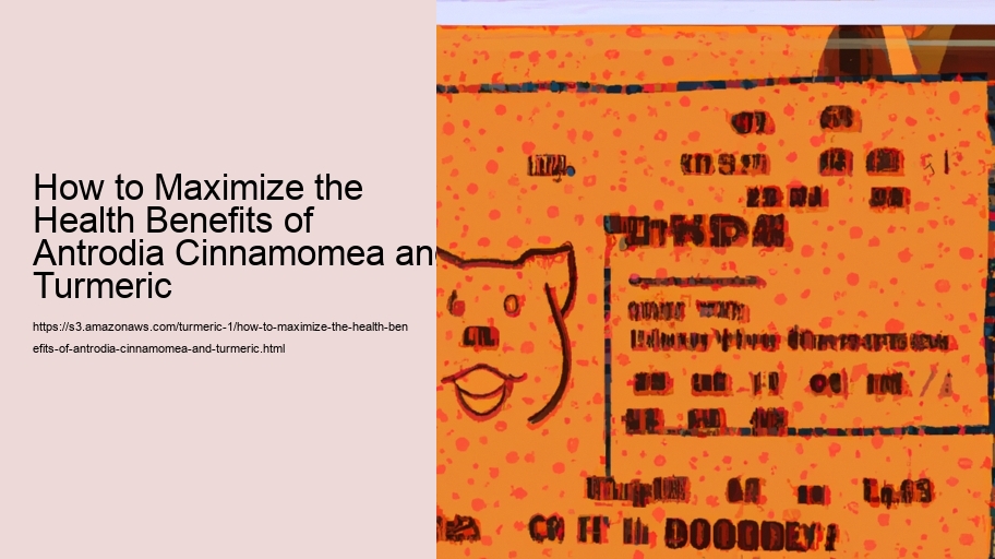 How to Maximize the Health Benefits of Antrodia Cinnamomea and Turmeric