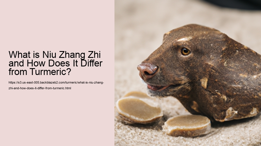 What is Niu Zhang Zhi and How Does It Differ from Turmeric?