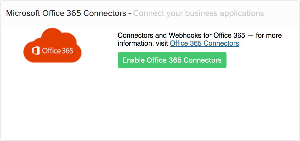 Setting Up and Using Office 365 Connectors Teamwork Projects Support