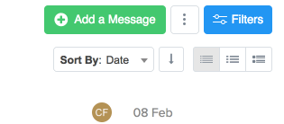 adding a message via