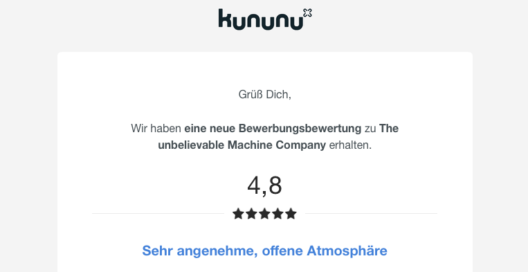 The Unbelievable Machine Company Als Arbeitgeber Gehalt Karriere Benefits Kununu