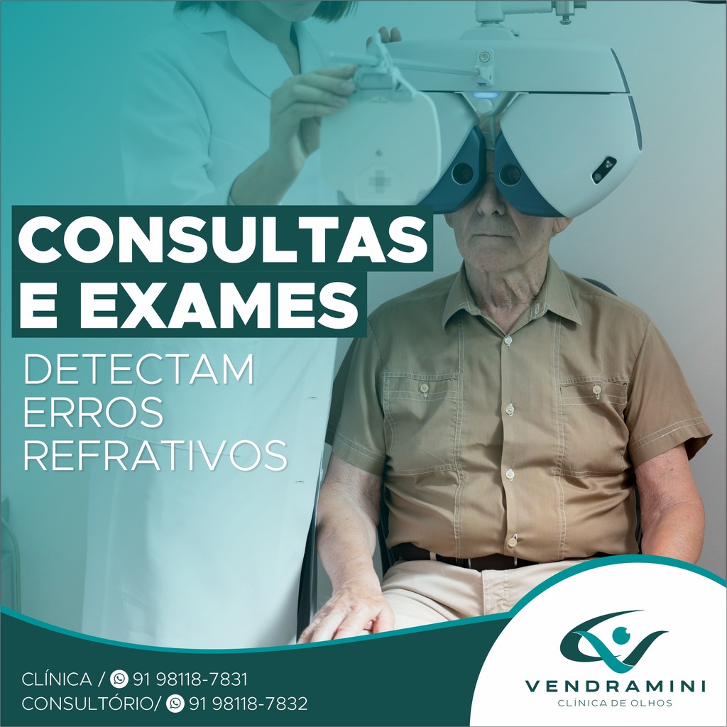 CONSULTAS E EXAMES DETECTAM ERROS REFRATIVOS