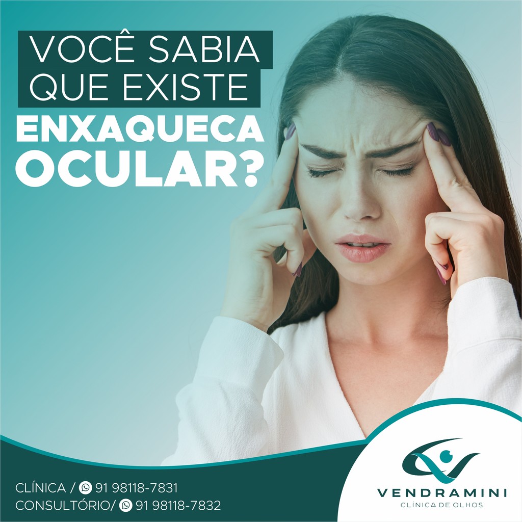VOCÊ SABIA QUE EXISTE ENXAQUECA OCULAR?