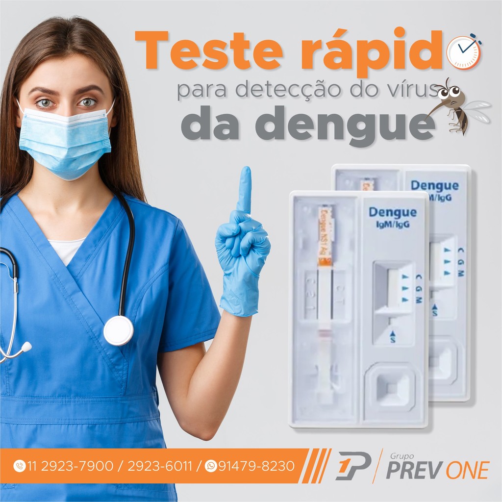TESTE RÁPIDO PARA DETECÇÃO DO VÍRUS DA DENGUE