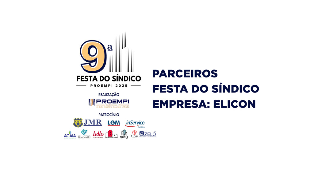 Conheça a ELICON, empresa patrocinadora da 9ª Festa do Síndico