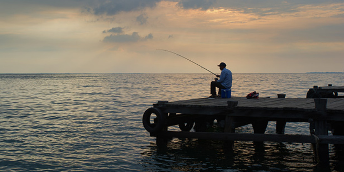 Get a little rugged with a spot of fishing,