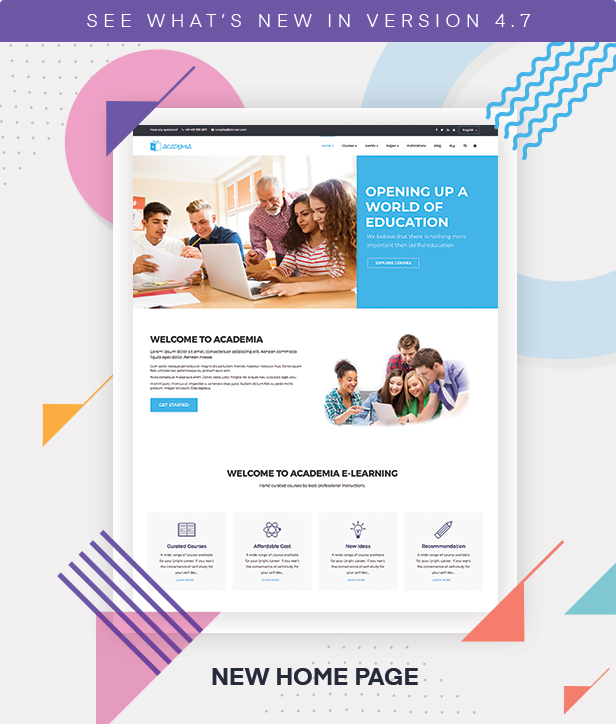 Academia - Education WordPress Theme - 1