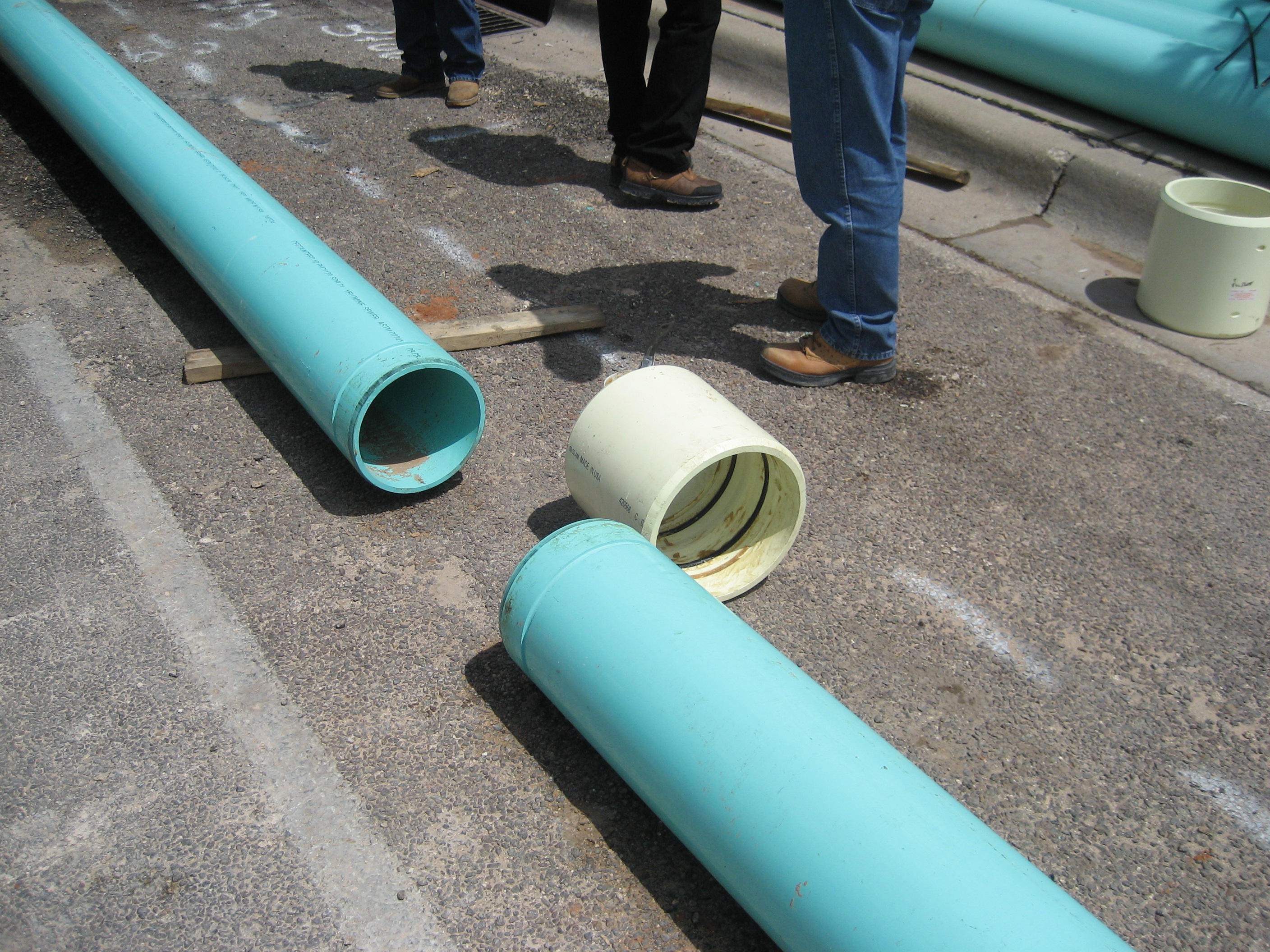 Restrained Joint PVC Allows Obstacles To Be In Sewer Extension