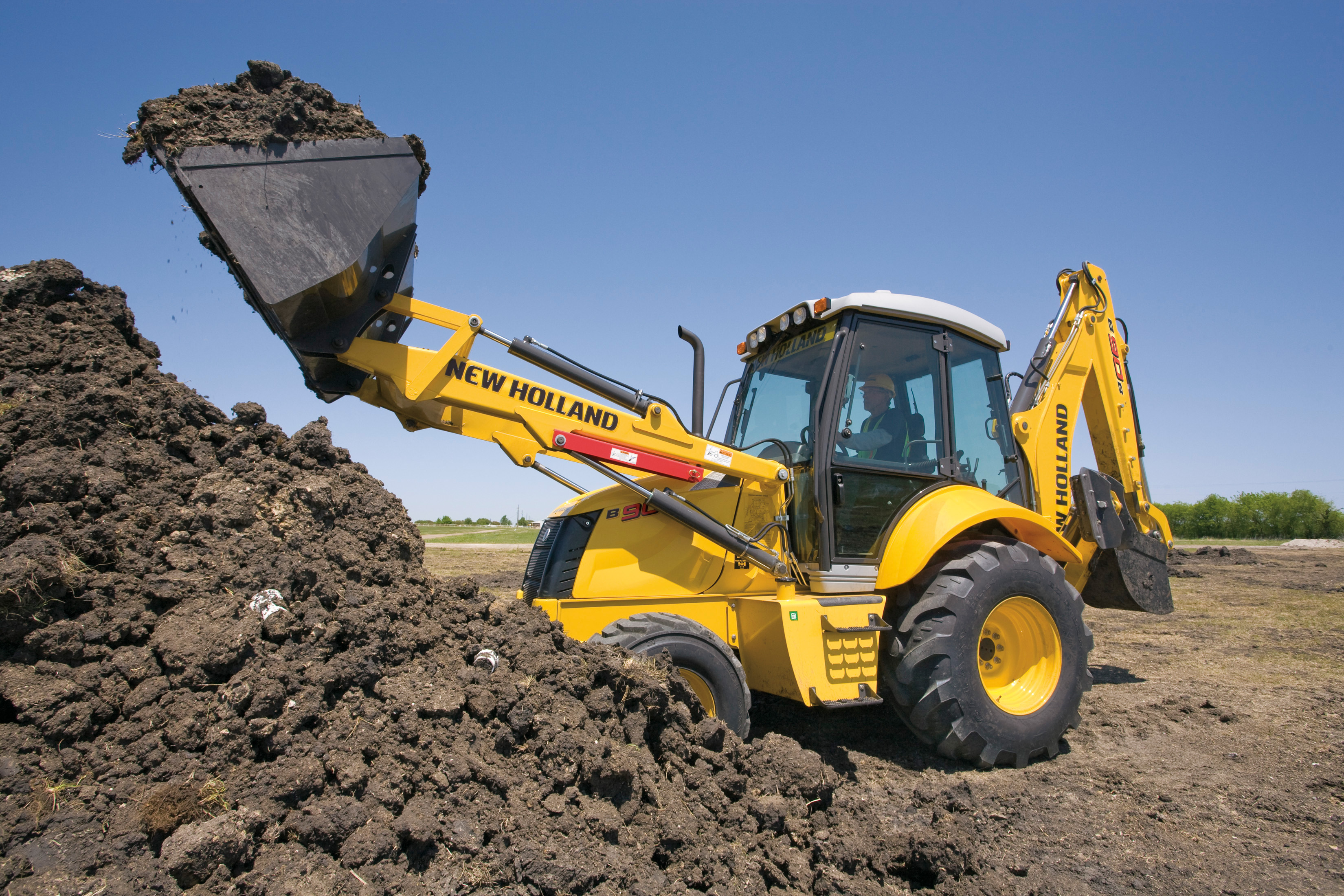 Resultado de imagem para New Holland Construction B95B e B110B