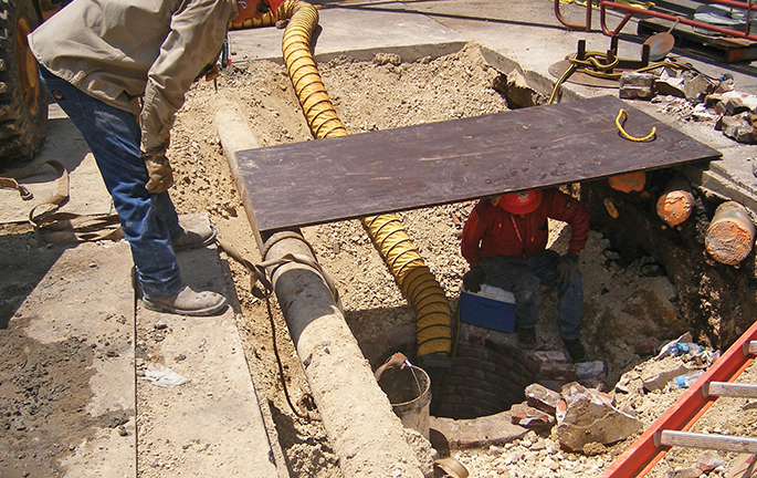 HDPE pipe-bursting pull