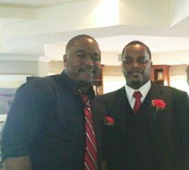 David Kenyatta and his good friend, Charles Fritz.