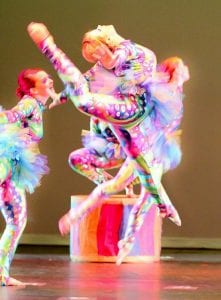 Devyn Brinkerhoff leaps on stage. She used to love dancing before a terrible car accident.