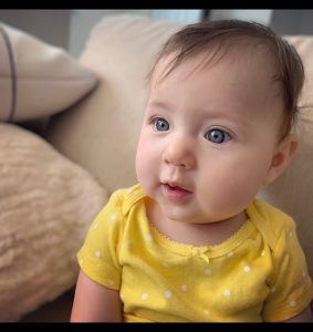 brain tumor survivor Chaise Webber's daughter, Isabella