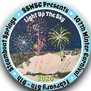 This is an image of the 2020 Winter Carnival button.