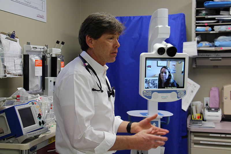 doctor uses telestroke medicine to help reduce health care costs and provide better outcomes for stroke patients.