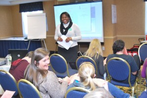 Sequoia Rent a 4-H Youth Health Program Coordinator, challenged youth with her workshop "Don't Stress About Stress."