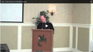 Click to view Sen. Chris Coons comments on climate change at the 2014 Delaware Extension Conference