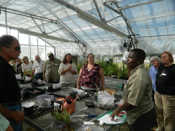 Delaware Extension Master Gardener training 2013 Classroom inside a greenhouse