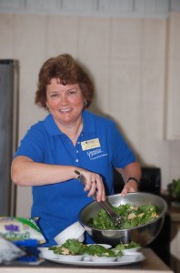 Betsy Morris gave a great food demo in 2013