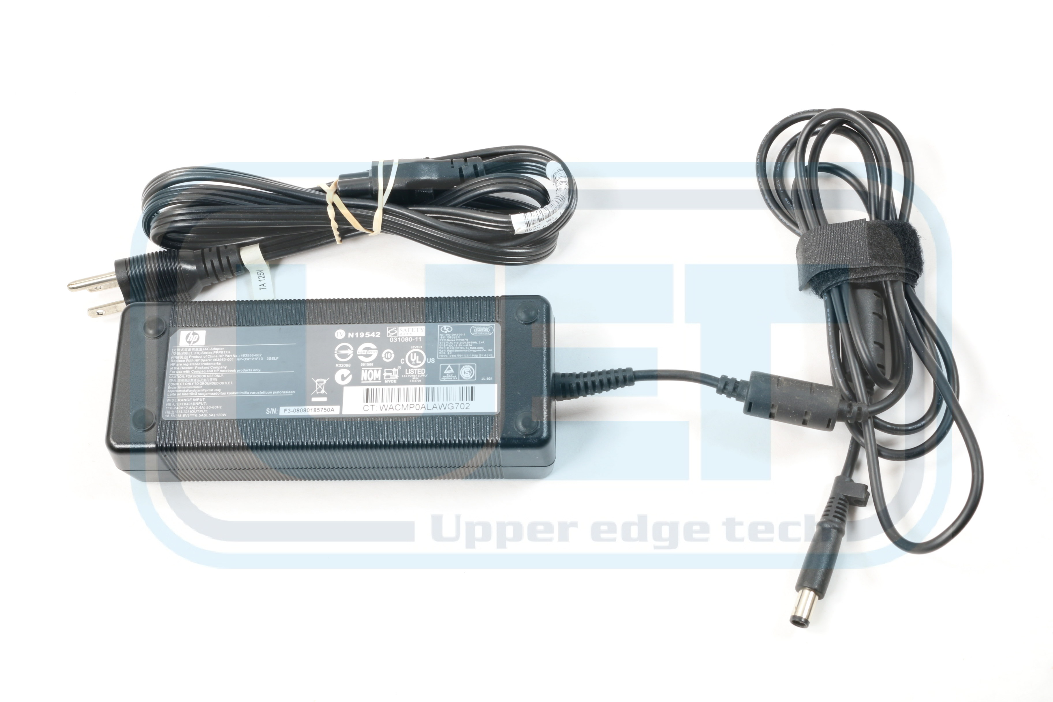 HP Elitebook 8530P AC Power Adapter Cable 463953001 120W Large Round