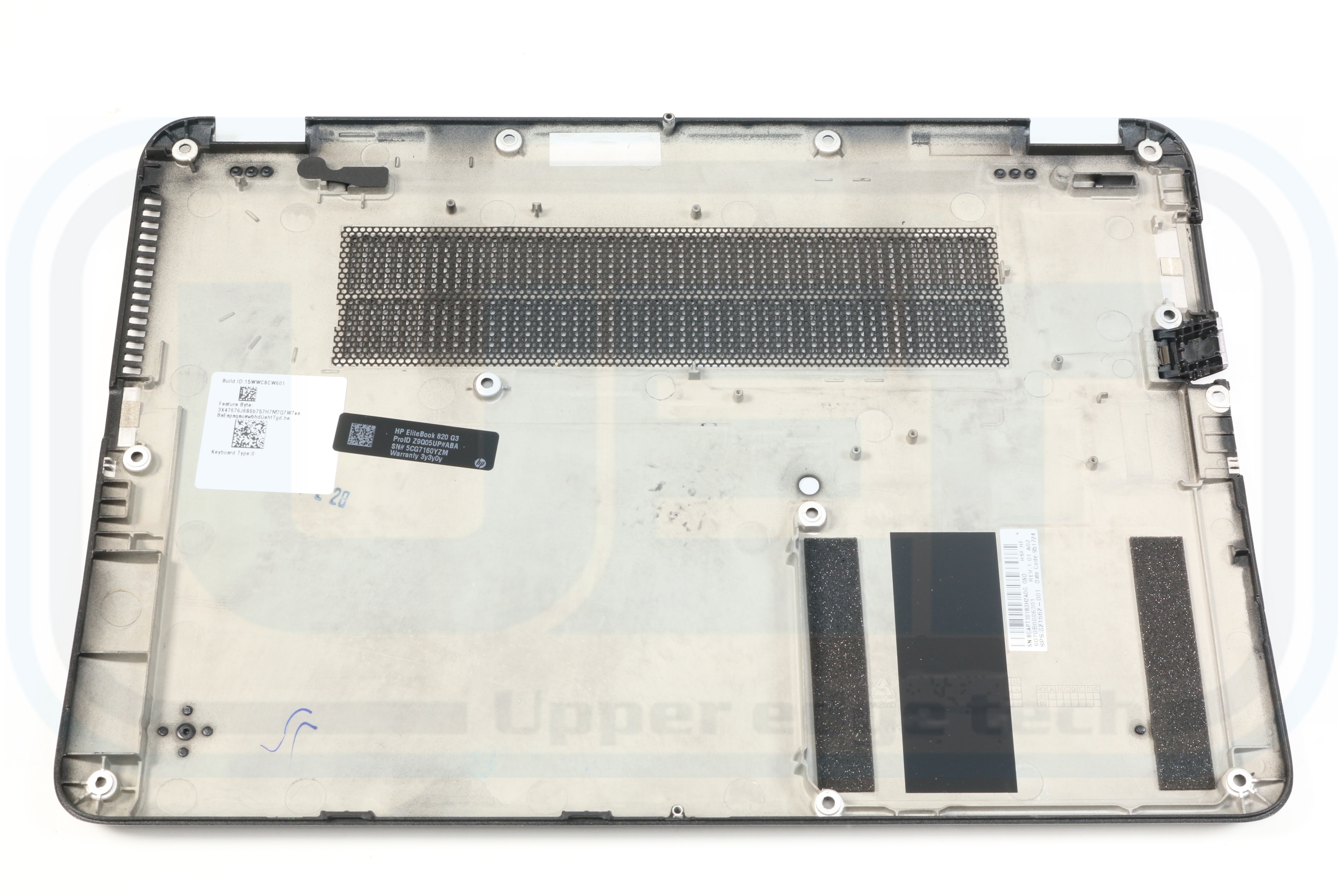 HP Elitebook 820 G3 Laptop Base Bottom Case 821662001 Grade B Tested