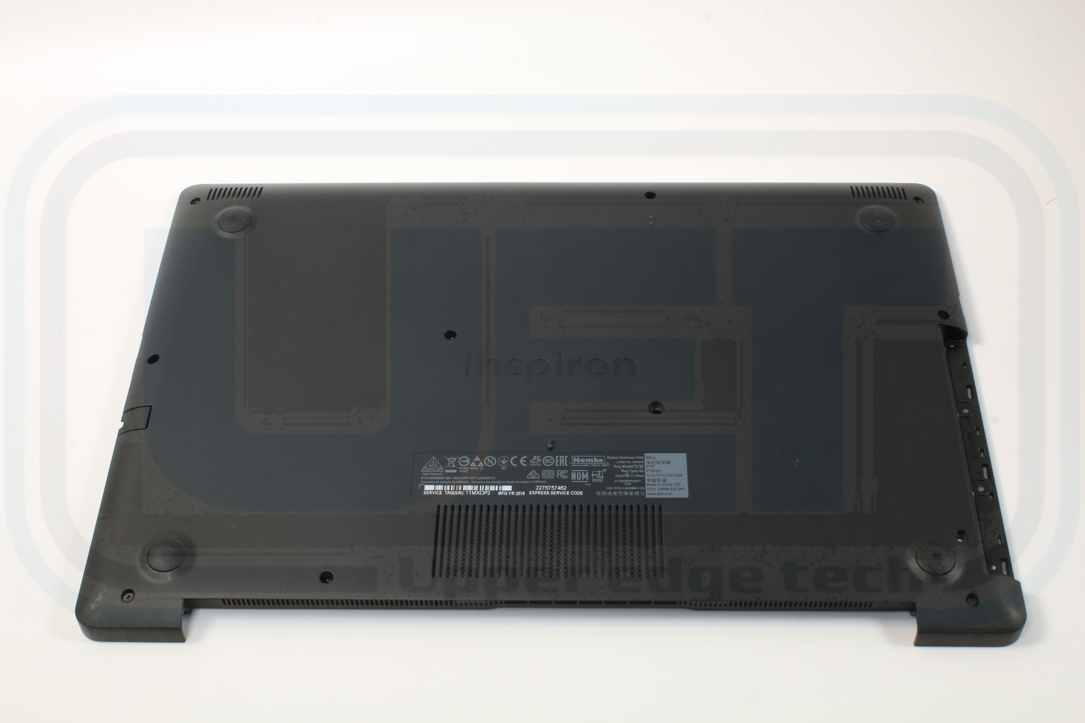 Dell Inspiron 5570 Laptop Base Bottom Case 1JPXK Grade B Tested