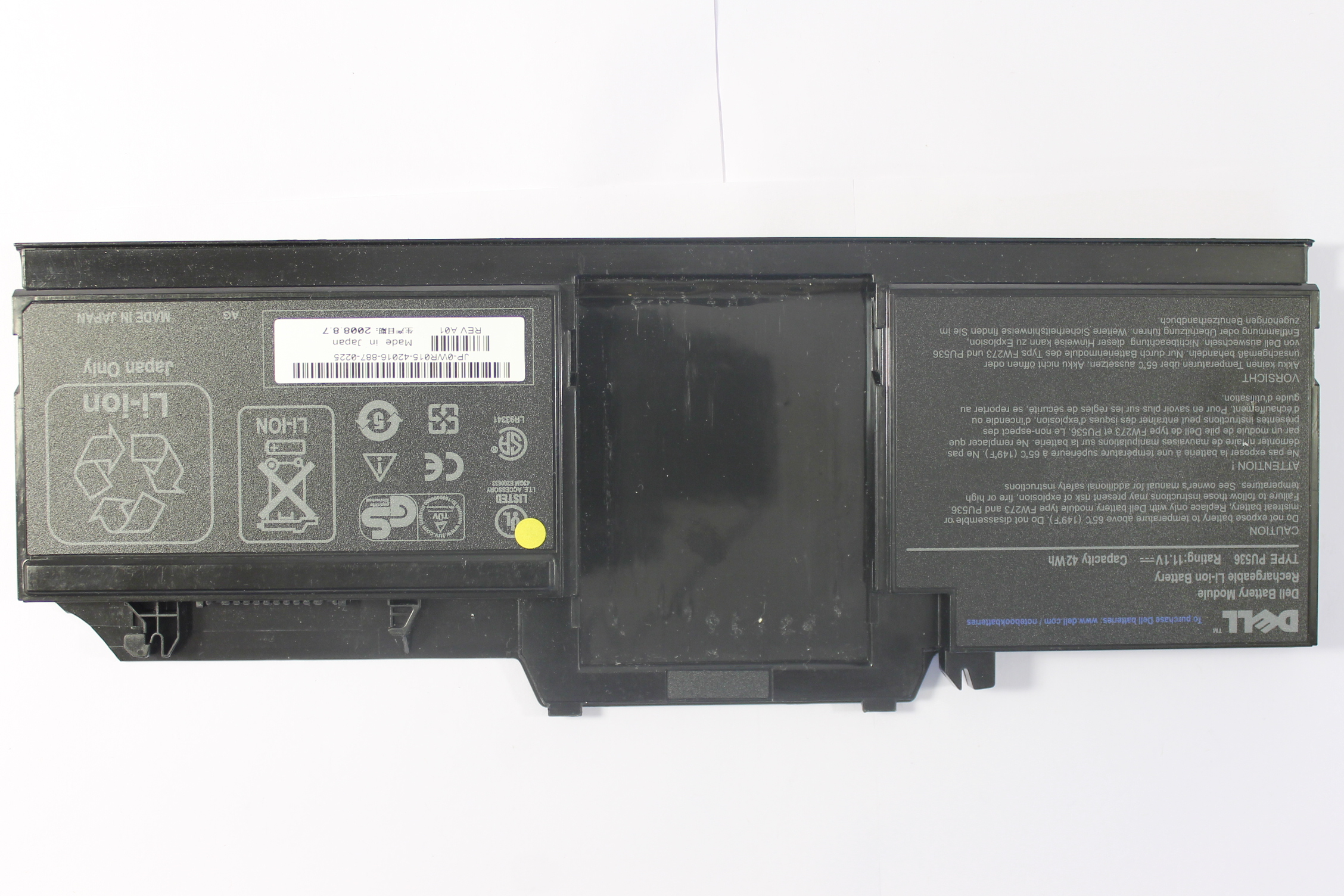 Dell Inspiron 5558 Flawed Genuine Battery 07G07 35 4 Cell 40 Whr Tested