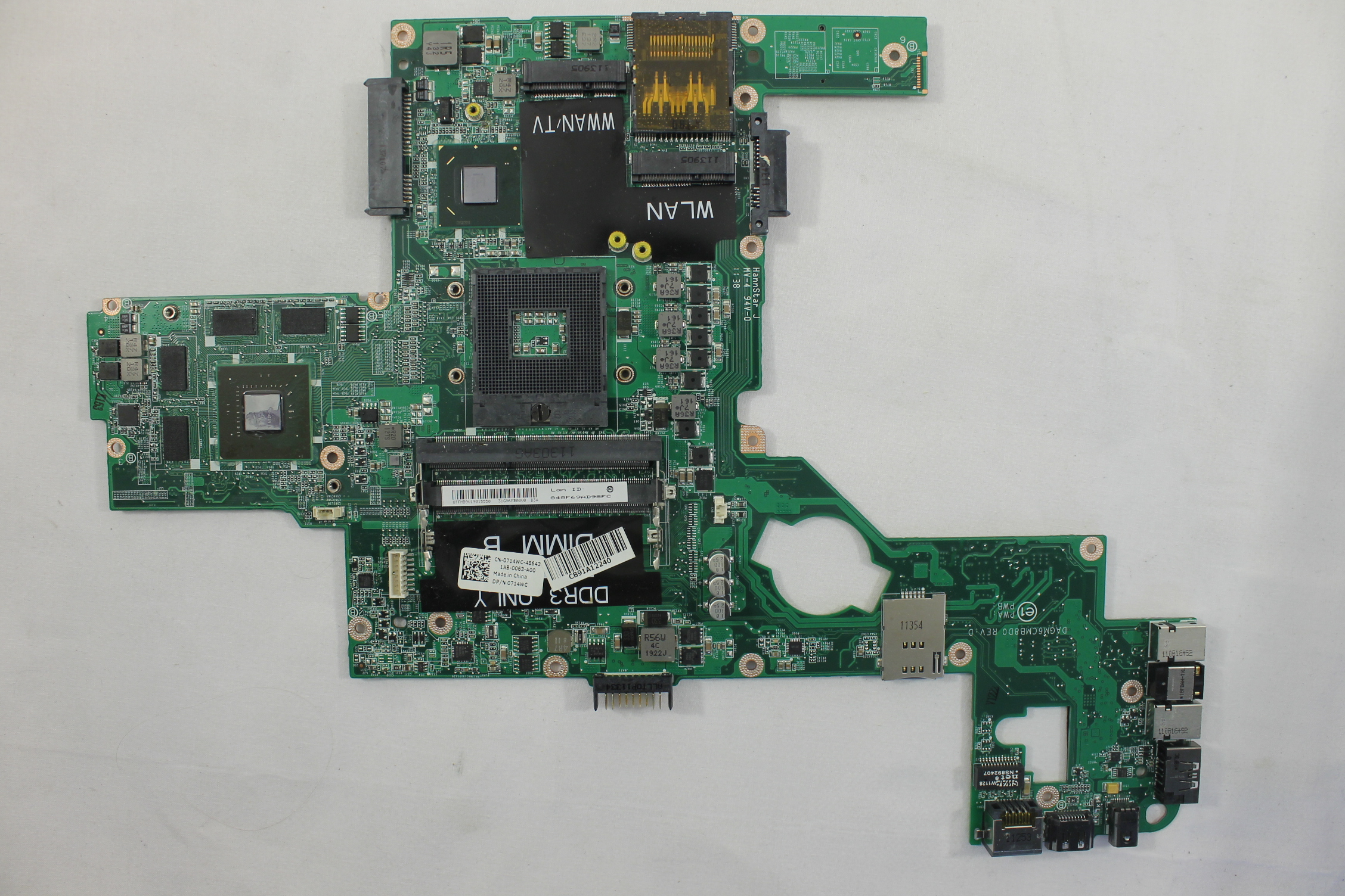 Upper Edge Technology Dell XPS L502x Motherboard 714WC nVidia GT 540M