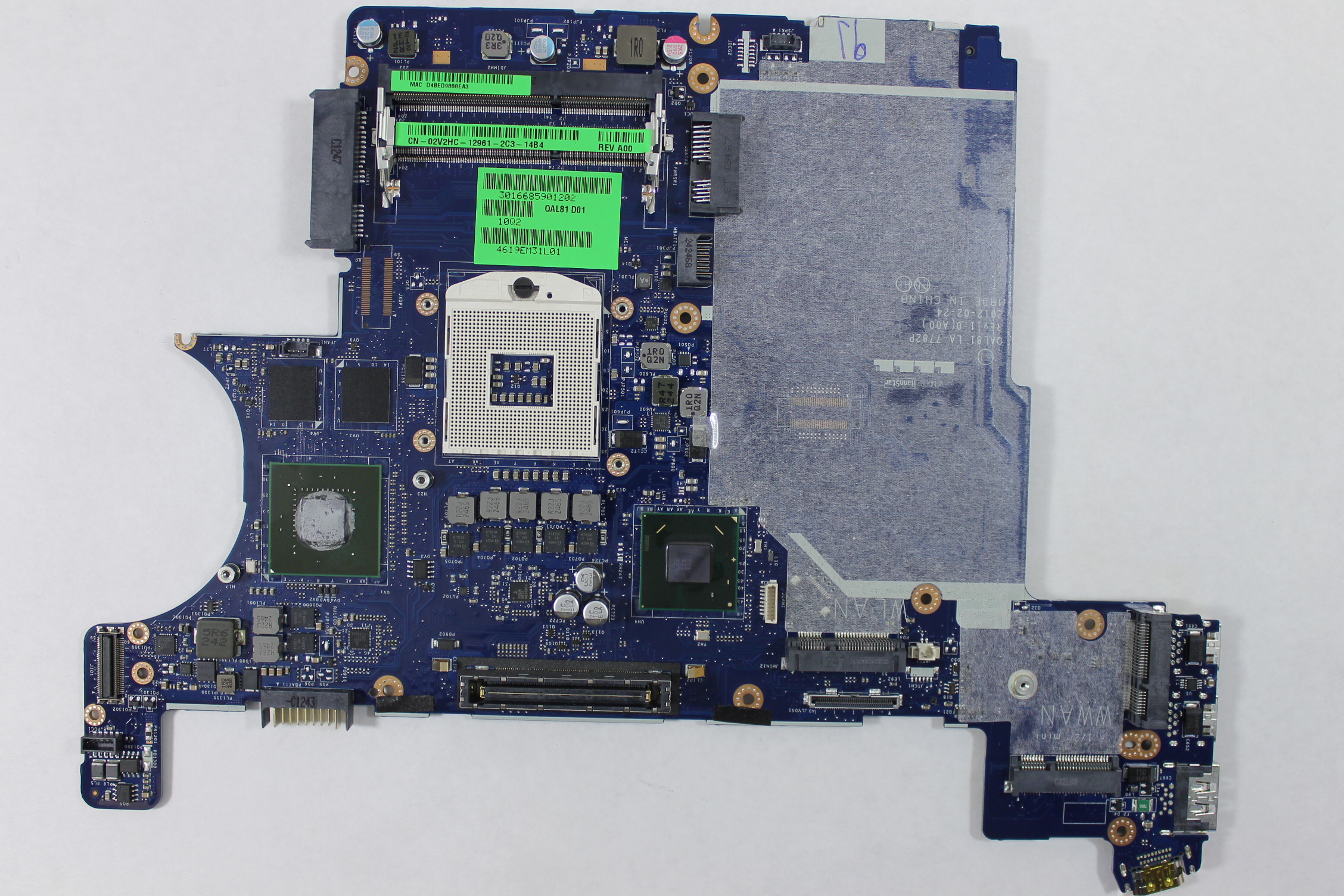 Upper Edge Technology Dell Latitude E6430 Motherboard 2v2hc Nvidia N13m Ns1 1 Gb Same Day Shipping