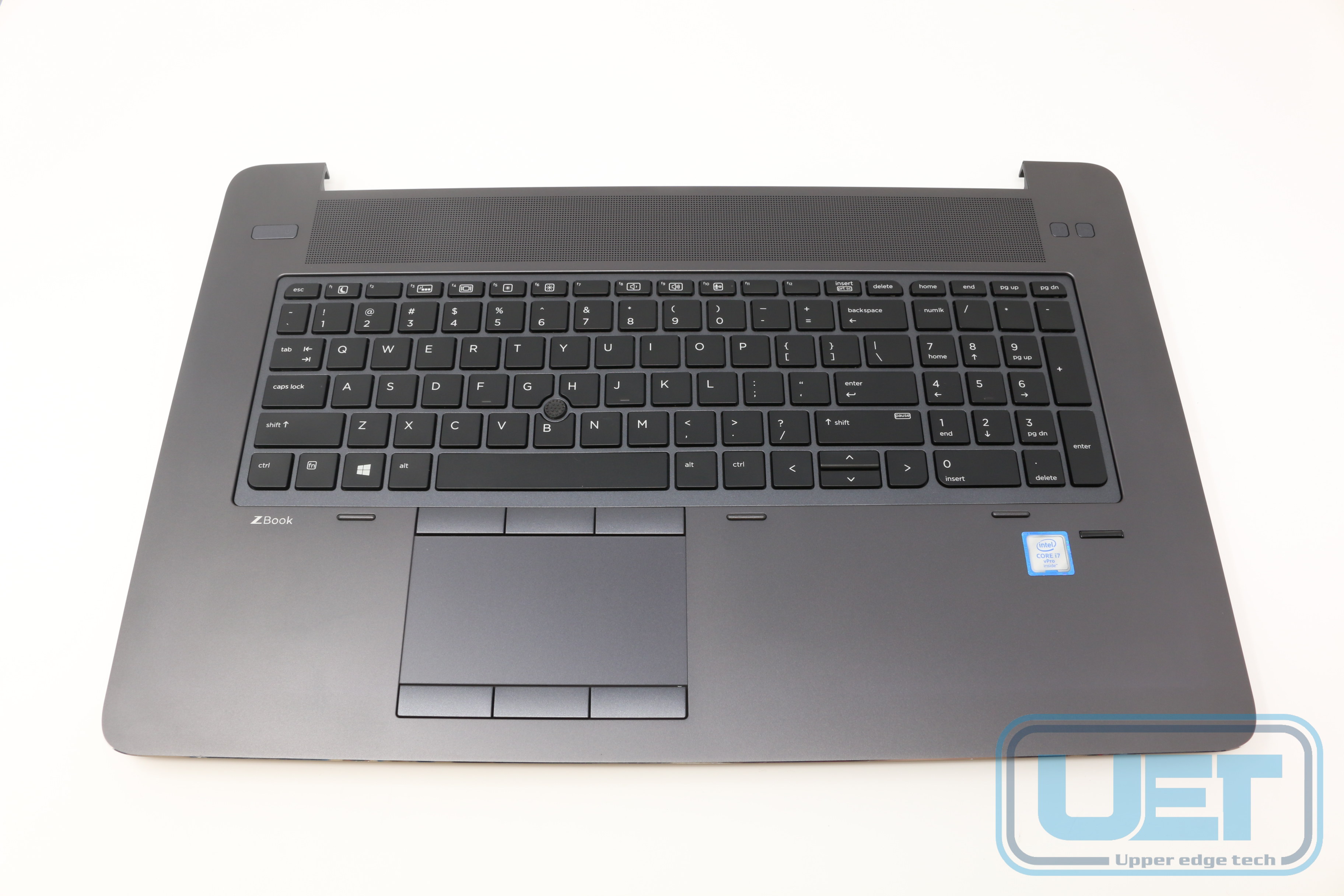 HP Zbook 17 G3 Laptop Palmrest Fingerprint 850108001 Gray Grade A