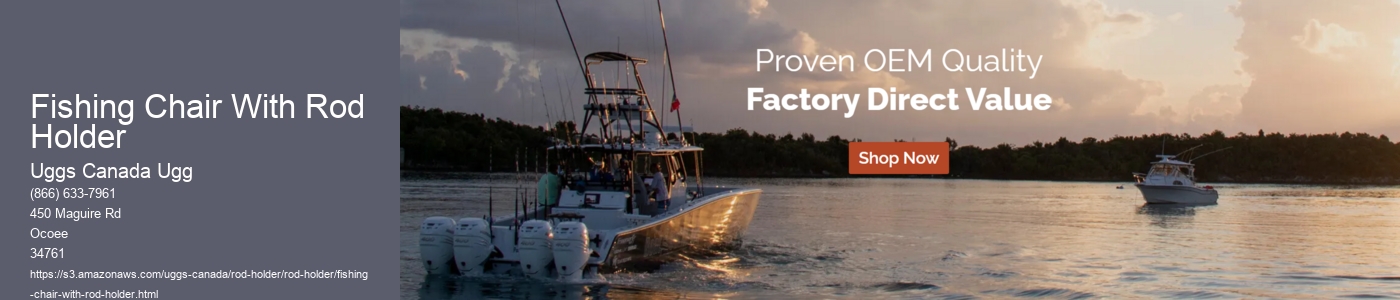 Fishing Chair With Rod Holder