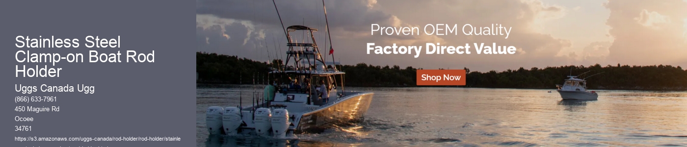 Stainless Steel Clamp-on Boat Rod Holder