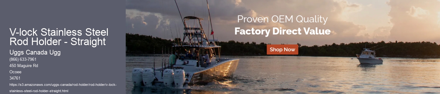 V-lock Stainless Steel Rod Holder - Straight